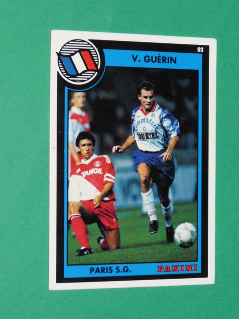 Panini carte Vincent Guérin PSG 1996 Paris Saint Germain football 053