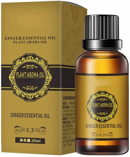 30ML Belly Drainage Ginger Oil, Lymphatic Drainage Ginger Massage Oil