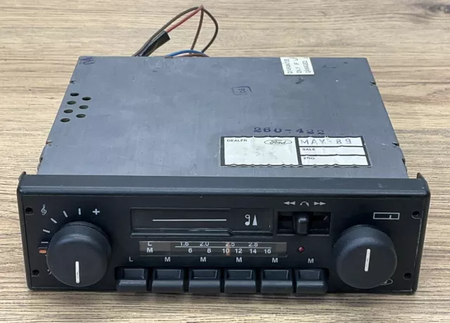 Ford RST21P Vintage Radio 1989 Sierra Escort Fiesta RS - Funktioniert siehe Video