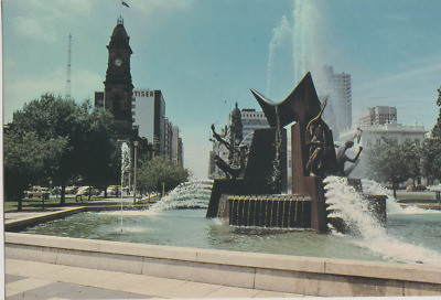 SOUTH AUSTRALIA SA Victoria Square ADELAIDE 18c prepaid Aus Post postcard 1976