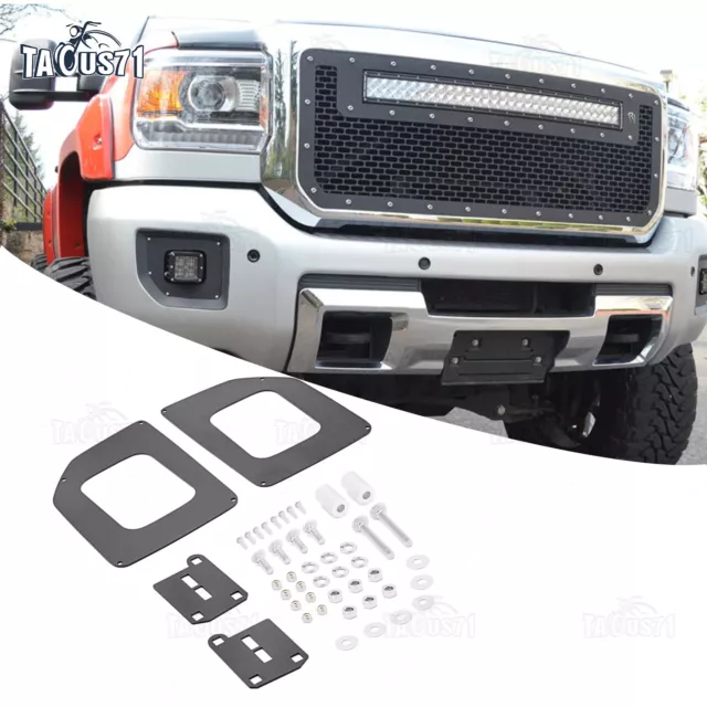 Fog Light Kit For 2015-2016 2017 2018 2019 GMC Sierra 2500HD/3500HD+ Mount+ Wire 2