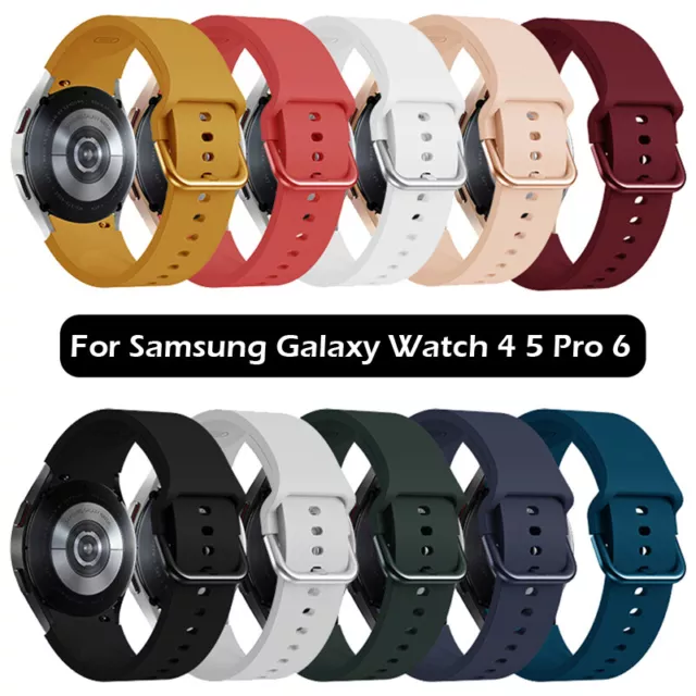 Correa deportiva con correa de reloj de silicona para reloj Samsung Galaxy  6/Clásico 40/44/43/47 mm