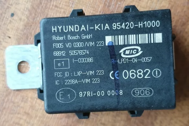 Kia Sportage 2004-10 Control Module Assembly Immobilizer Ecu Hyundai 95420-H1000