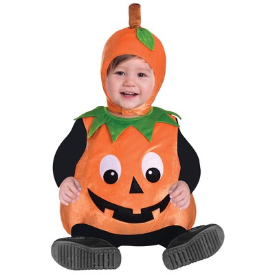 Baby Bambino Zucca Costume da Bambino Cutie Pie Halloween Bambini Vestito Jack Lanterna 