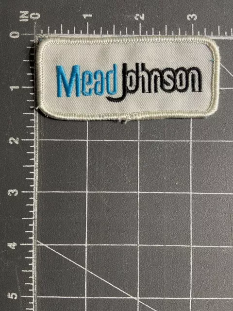 Vintage Mead Johnson Logo Patch Enfamil Enfant Bébé Formule Nutrition Chicago Il