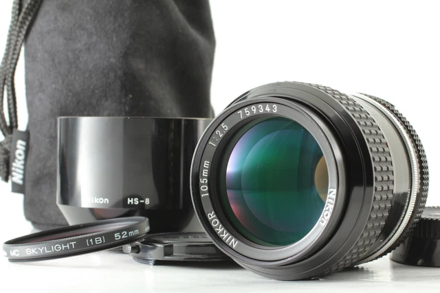 [Near MINT+++] Nikon Ai Nikkor 105mm F2.5 Portrait MF Prime Lens Hood From JAPAN