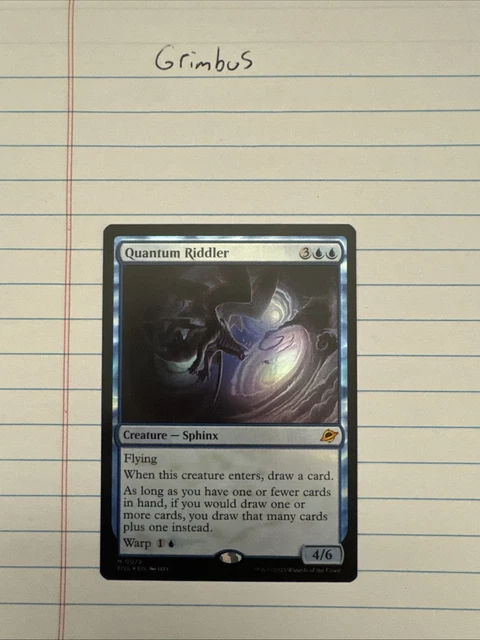マジック：ザ・ギャザリング MTG Foil Quantum Riddler EOE M 305 Quantum Riddler · Edge of Eternities (EOE) #305 · Scryfall