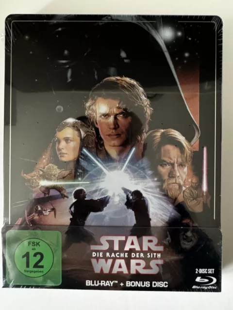 Star Wars Episode 3: Die Rache der Sith [2 Blu-ray's im Steelbook /NEU/OVP]