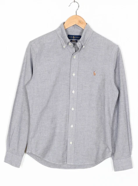 Camicia RALPH LAUREN Slim Fit Stretch Oxford Uomo Taglia S Manica Lunga...