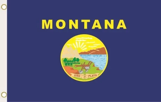 Flagge Fahne Montana 90 x 150 cm zum Hissen