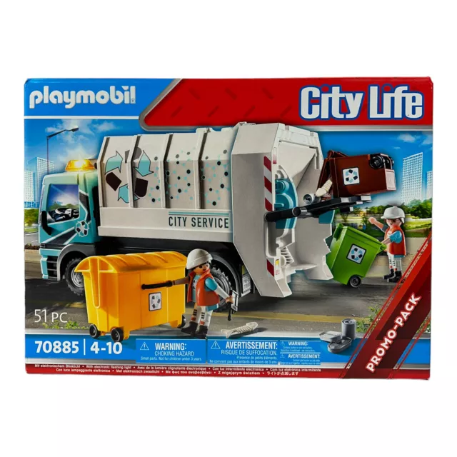 PLAYMOBIL® City Life 70885 Müllfahrzeug mit Blinklicht NEU & OVP