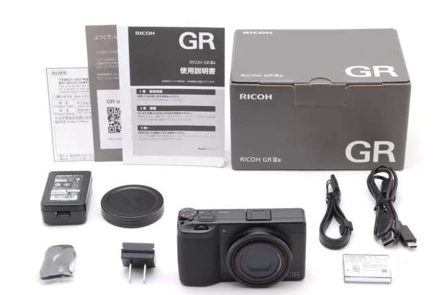 [MINT] RICOH GR IIIx III X 24.2 MP F2.8 Compact Digital camera used From JAPAN
