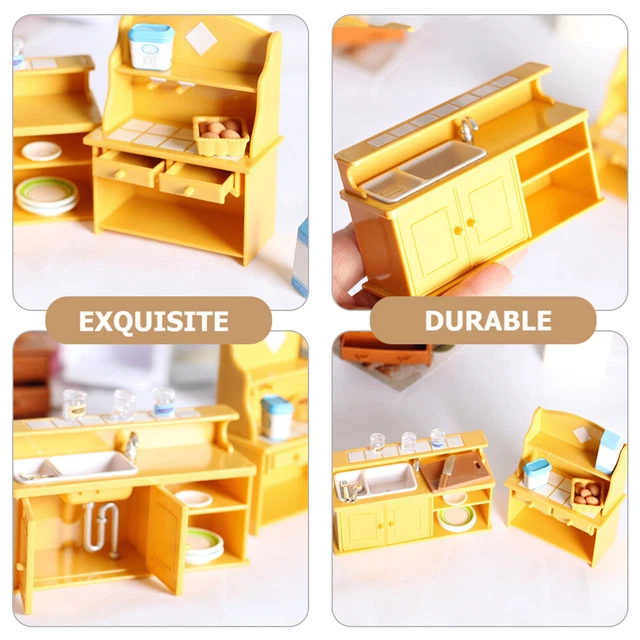 MINIATURE WOODEN FURNITURE Miniature Wooden Dollhosue Wash