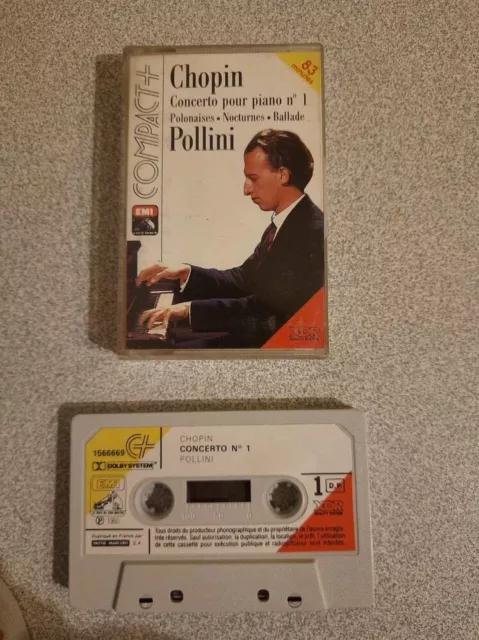 K7 Audio : Chopin - Concerto pour piano N° 1 (Polonaises Nocturnes Ballade)