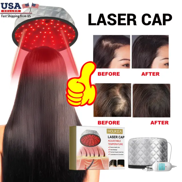 Laser Hair Growth Cap Professional Laser Red Light Therapy Device For Hair New