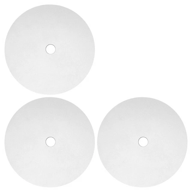 Disco de lijado plano de 3 piezas, 20,3 cm, KöRnung 600, 1000, 3000, Di C7R7