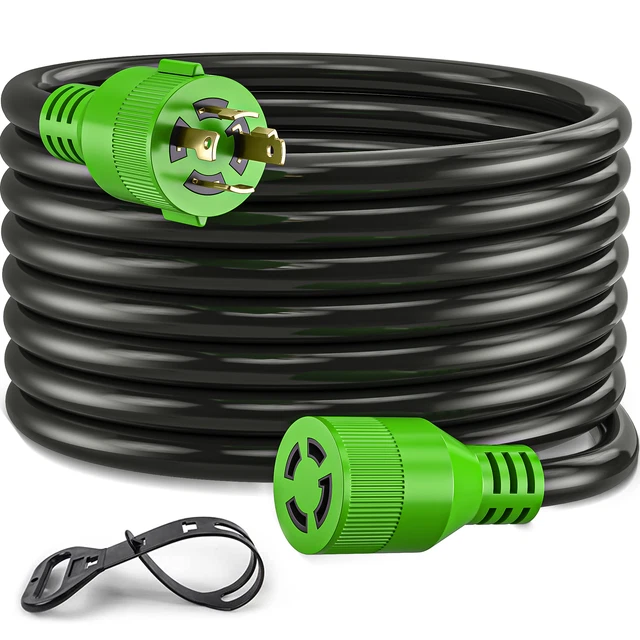 75Ft Generator Power Cord 30-Amp 125/250-V Generator Plug STW10*4 XL1430