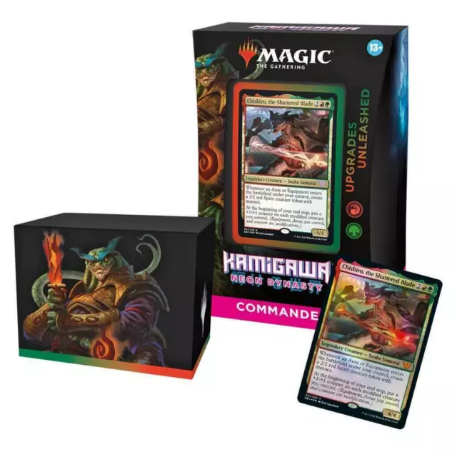 Magic The Gathering Kamigawa Neon Dynasty Upgrades Unleashed Commander Deck NEW