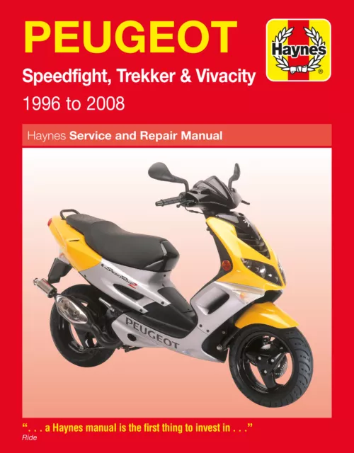 Peugeot Speedfight,Trekker & Vivacity Scooters (96-08) Haynes Manual (Paperback)