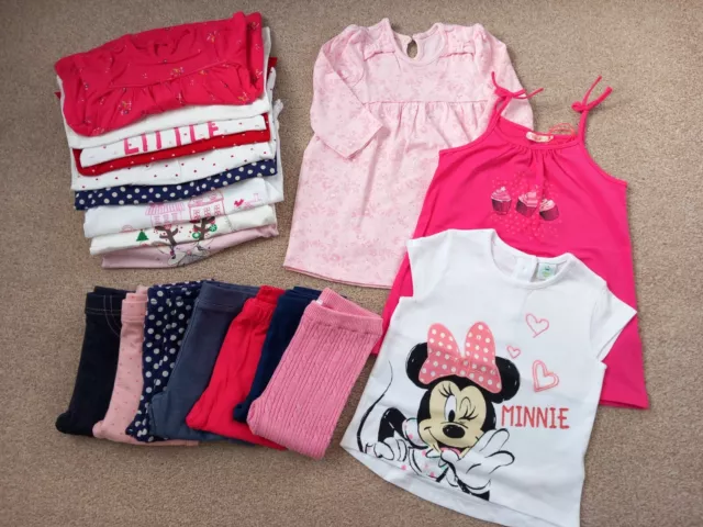 Baby Girls Clothes Bundle Age 6-9 Months including George, Tu & Next