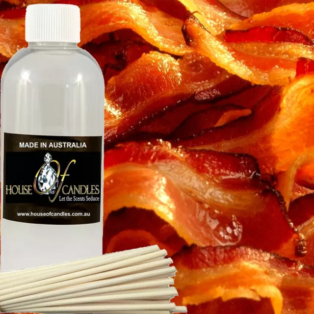 Bacon Diffuser Fragrance Oil Refill Air Freshener & Reeds