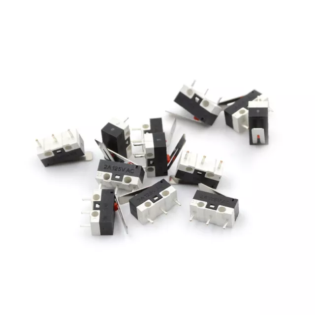 10x 2A 125V Micro Limit Switch Lever Roller Arm Actuator Snap Action Switch B-wf 2