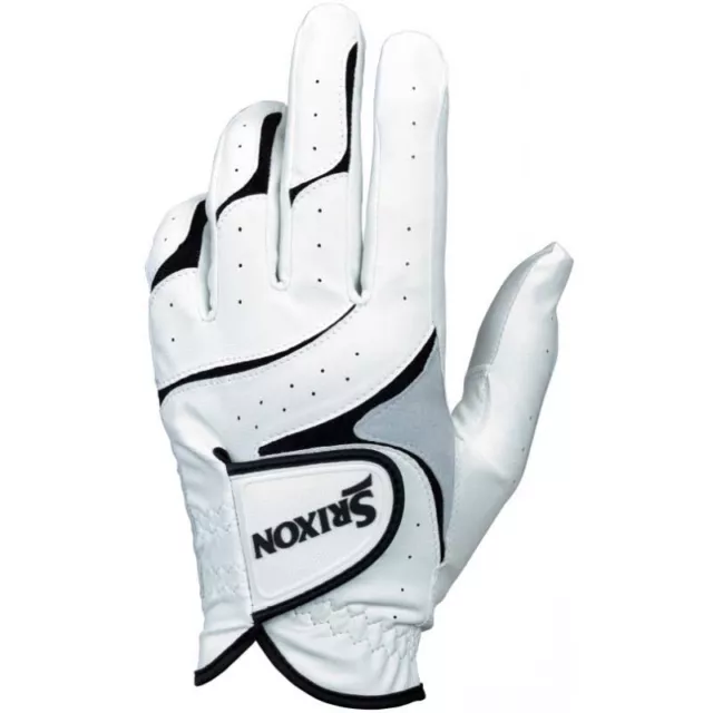 Srixon All Weather Left Hand Golf Glove Left-Handed Golf Gloves White SM MD LG