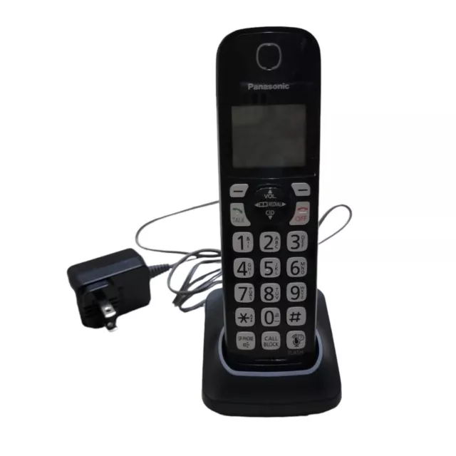 Panasonic KX-TGDA51 G Cordless Phone HandSet PNLC1077 with Charge Base Black