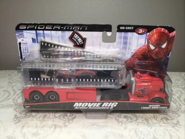 2006 Spider-Man MOVIE RIG TRUCK Action Sequence B with Slide Lens B31 New