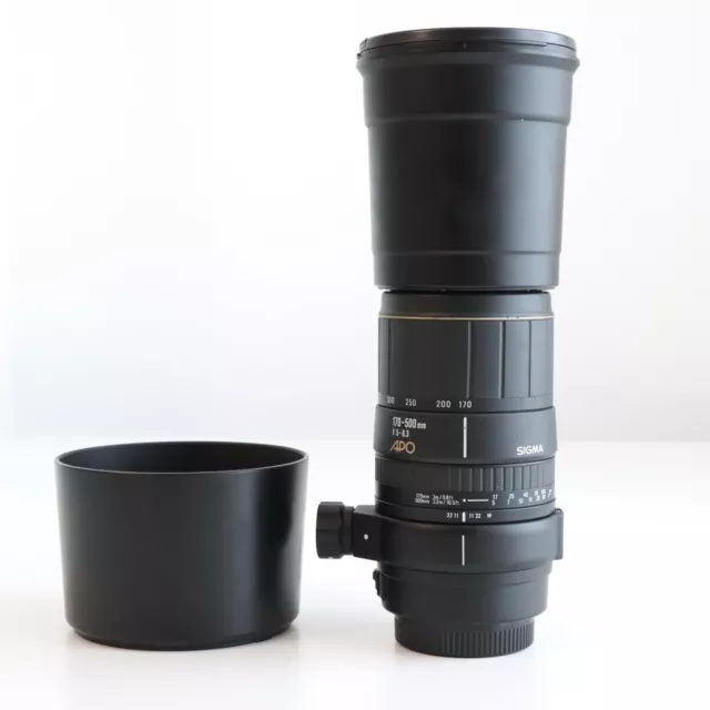 Sigma AF 170-500mm F5-6.3 APO Telephoto Zoom, Sigma SA Mount, Excellent Cond!