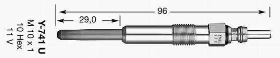 Glow Plug For Audi Chrysler Ford Ngk 6943