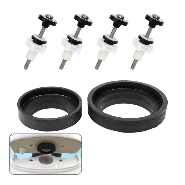 TOILET HINGE CLOSE Coupling Bolts and Nuts Toilet Cistern Seal Pan