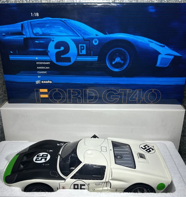 SHELBY COLLECTIBLES 1/18 Ford Gt40 Mark Ii Blue Le Mans 24H 1966 Gt 40
