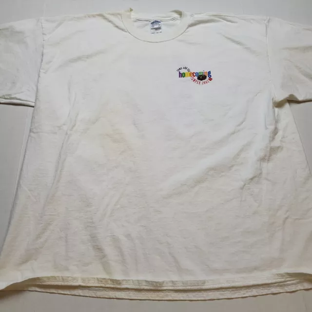 Vtg 2003 Temple University T-Shirt Mens 3XL Homecoming Y2k 😀25