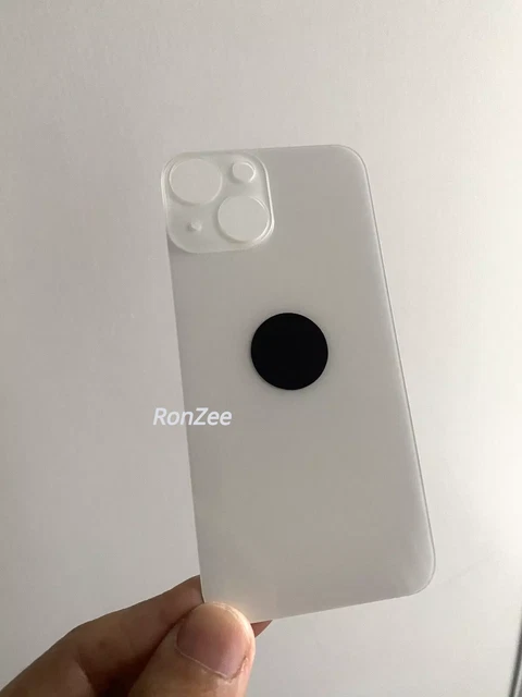 Vitre Arrière Compatible Pour IPhone 13 Mini - Couleur Minuit Noir - Avec Adhésif Inclus - Neuf