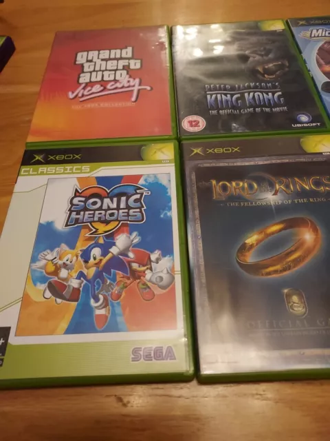 Xbox games bundle joblot, Sonic, GTA Vice City, Micro Machines And More!!!