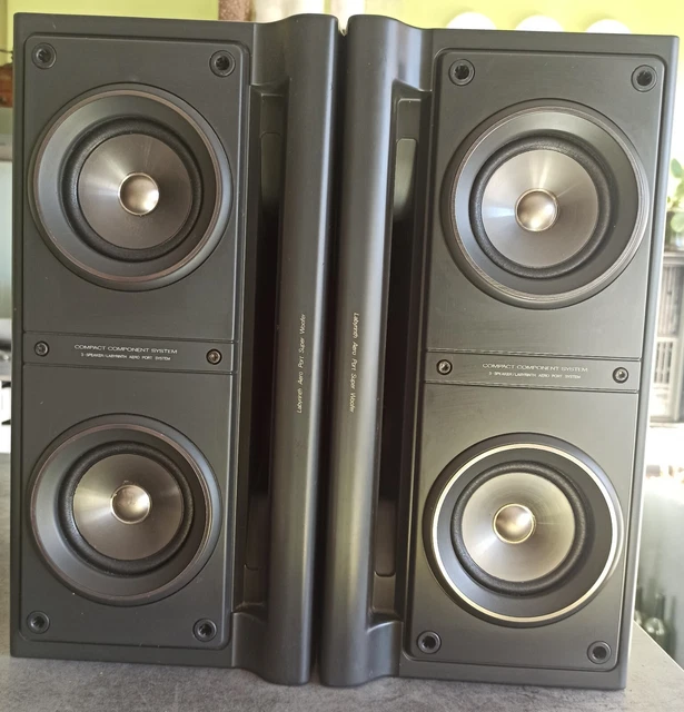 PAIRE D'ENCEINTES JVC SPMX77MTN, Full Range & Port Woofer 35W/45W EUR