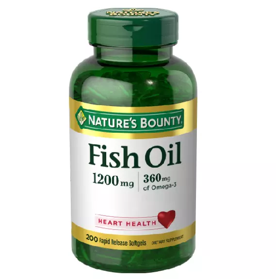 Nature's Bounty Fish Oil Softgels - 200 Count