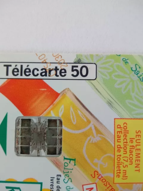 Télécarte Fr/Variété/F742/Très Rare/Non référencé/Numéro rouge partiel au recto