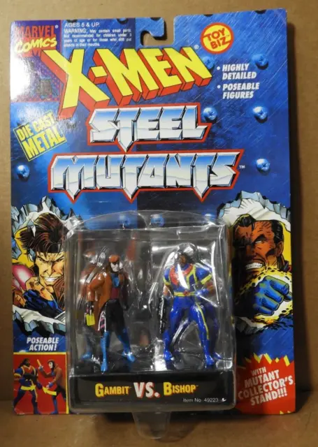 (Marvel Comics) X-Men Steel Mutants (Gambit Vs Bishop) 1994 Toy Biz New!