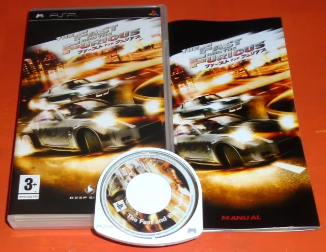The Fast and the Furious: Tokyo Drift (Sony PSP, 2007) - Complete With Manual