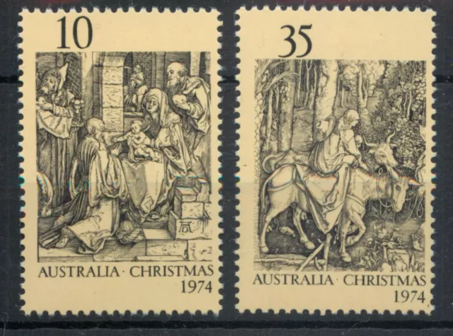 Australia 1974 Christmas: Durer woodcuts set SG 580-581 MNH mint  *COMBINED P&P*