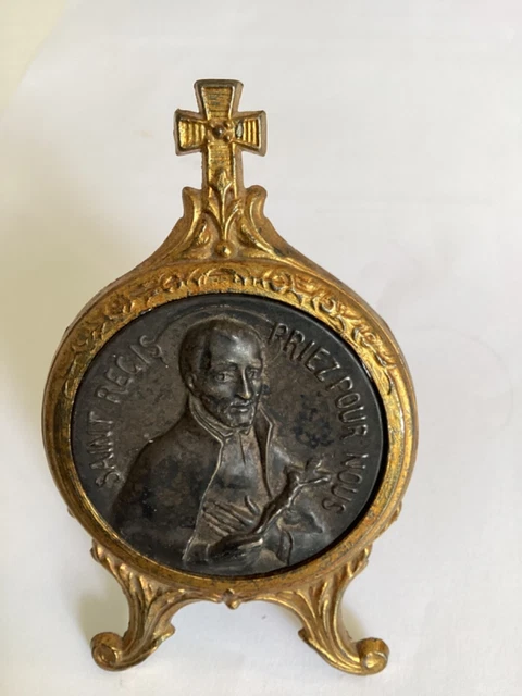 I G J Médaille D'argent Saint François De Paola - Le Saint Patron De La Mer …, Laiton, Laiton, NA