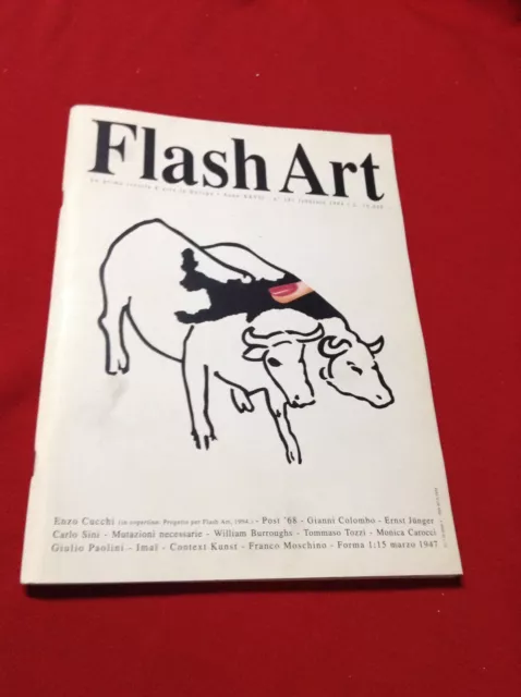 Flash Art N°181 1994 E.cucchi Gianni Colombo Junger Sini T.tozzi Carocci Kunst