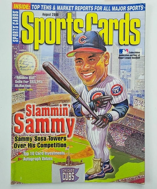 SPORTS CARDS MAGAZINE August 2000 Sammy Sosa Towers Over Competition No