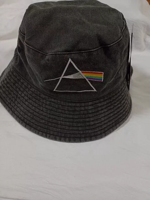 Pink Floyd - Dark Side of The Moon Grey Washed Bucket Hat -  BNWT