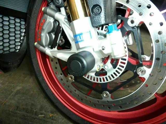 thumbnail image 2 of JaybeeBikerBits Crash Mushrooms / Axle Sliders For BMW S1000R (2014-2024) - Black Acetal 2 of 6