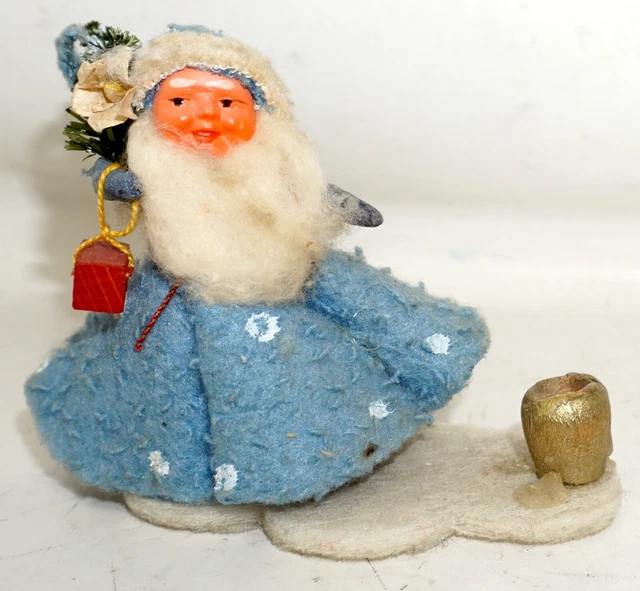 Zwerg Wichtel Kerzenhalter Weihnachtsdekoration DDR 8cm