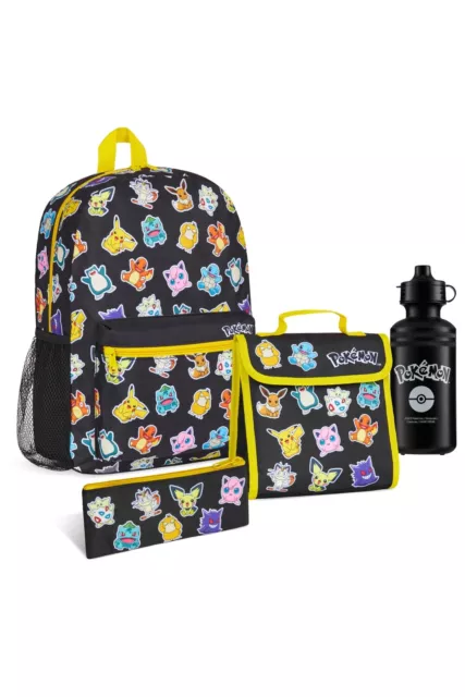 Pokemon Enfants Aop Sac À Dos 4 Pièces