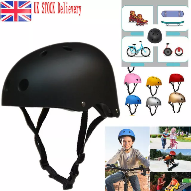 BMX Kids Children Helmet Skate Bike Bicycle Skateboards Matte Skateboard Scooter